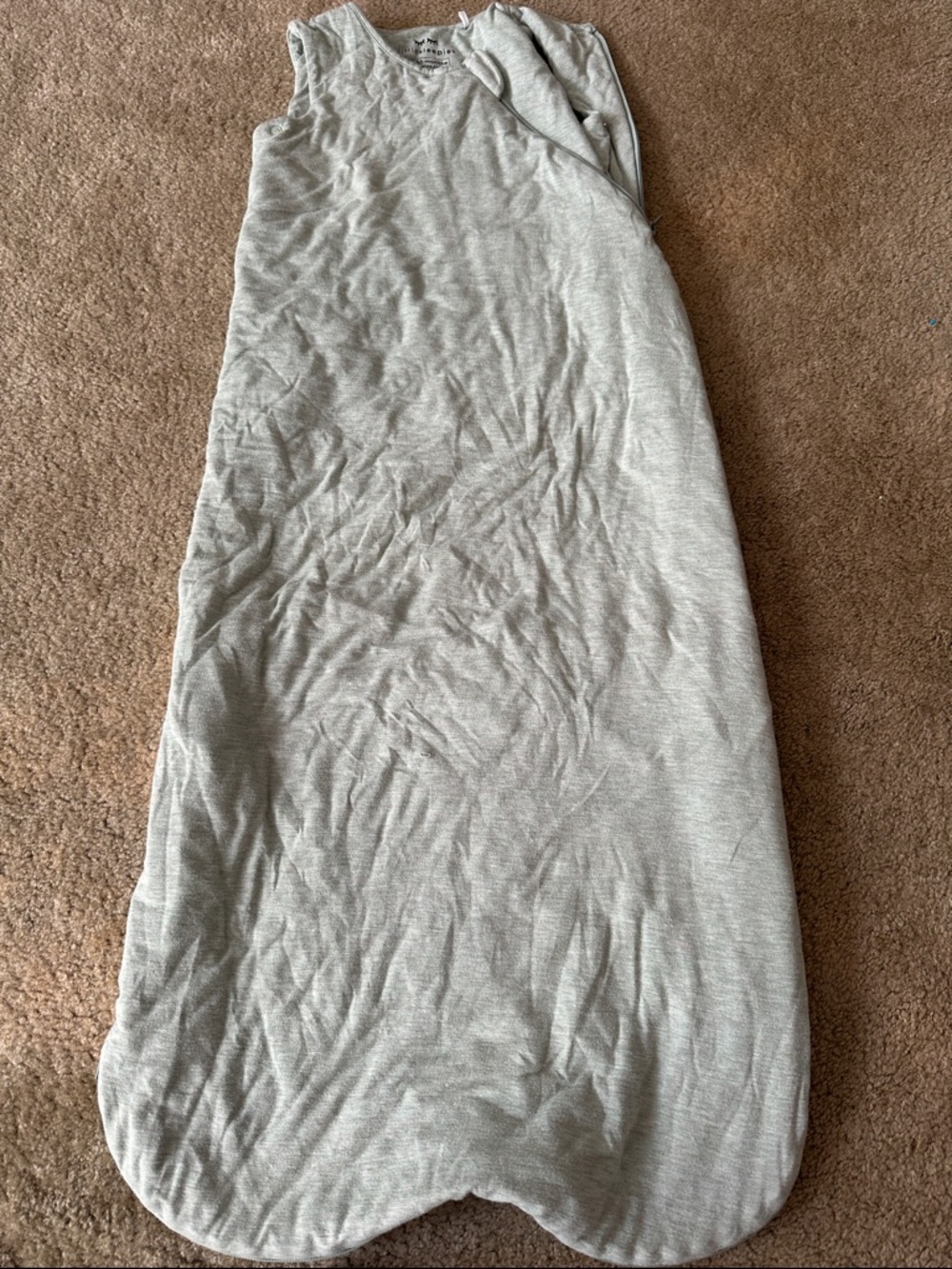 Little Sleepies Light Gray Sleeveless Wearable Blanket